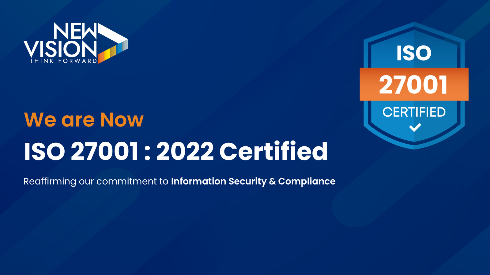 NewVision Software ISO Certification