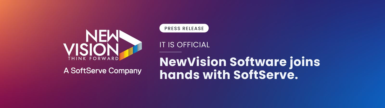 NewVision Software Joins SoftServe to Expand Capabilities and Deliver Greater Value for Clients Worldwide