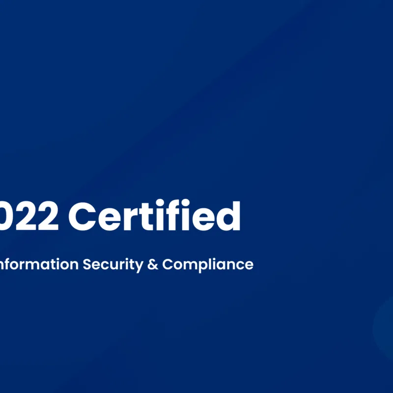 NewVision Software ISO 27001: 2022 Certified